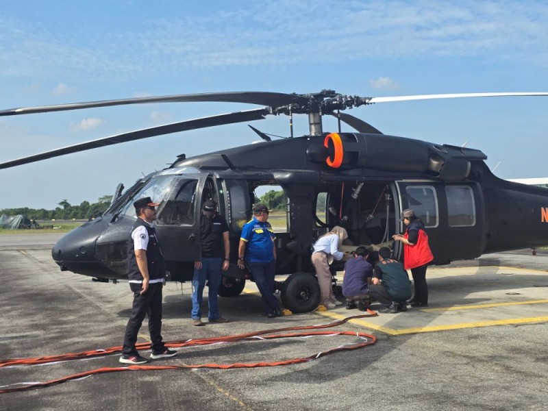 BNPB Tambah Helikopter Water Bombing ke Riau