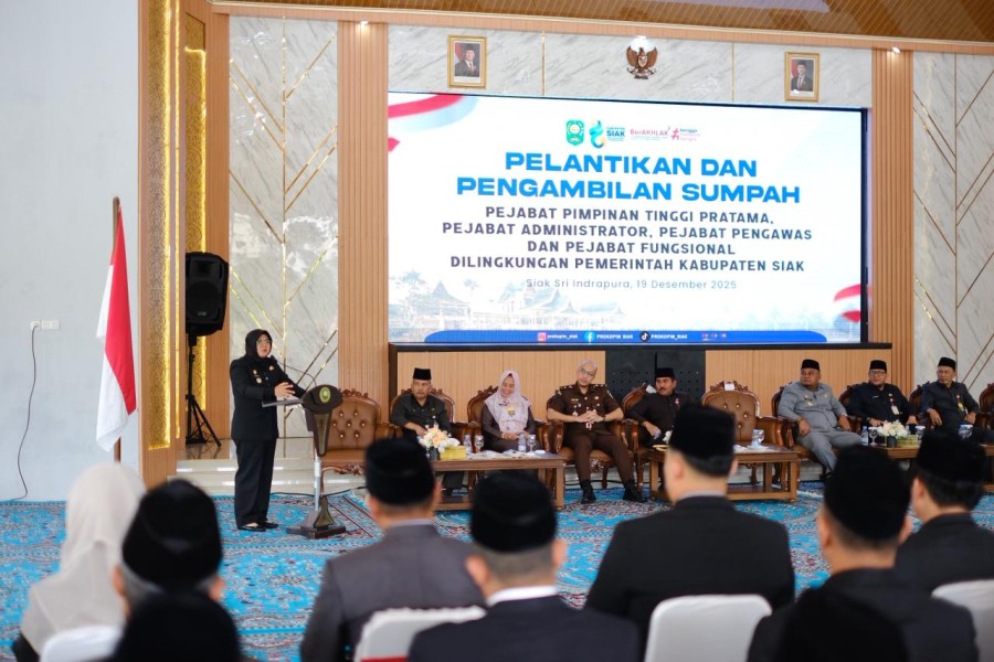 Gebrakan! Bupati Siak Rekrut Jaksa Jadi Kabag Hukum, ULP Berganti, tak Ada Demosi