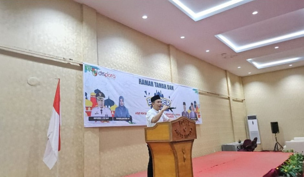 Kadispora Pekanbaru Geralar Ramah Tamah dengan Atlet PON dan Papernas