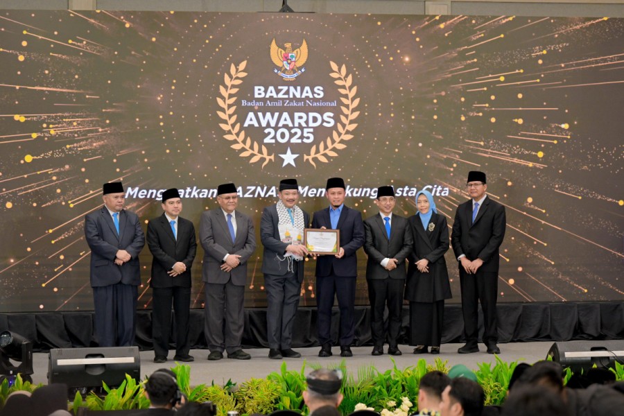 Walikota Agung Nugroho Terima Penghargaan dari Baznas RI