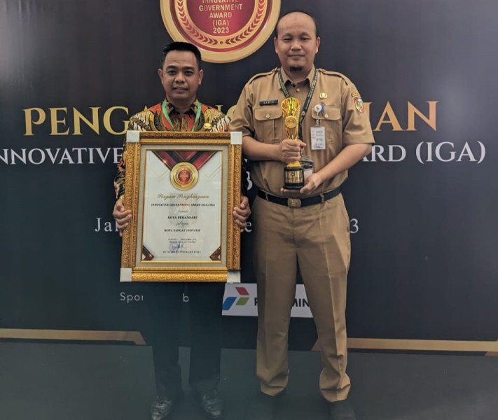 Pekanbaru Raih Penghargaan Pemerintah Kota Sangat Inovatif di IGA 2023