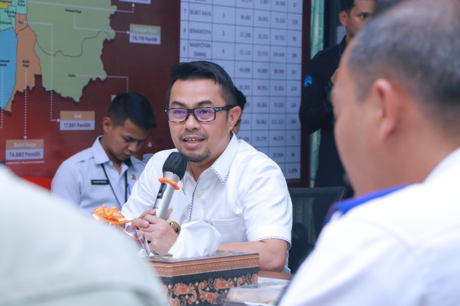 Bentuk Desk Pilkada ,Pj Walikota Pekanbaru Gelar Rapat Internal