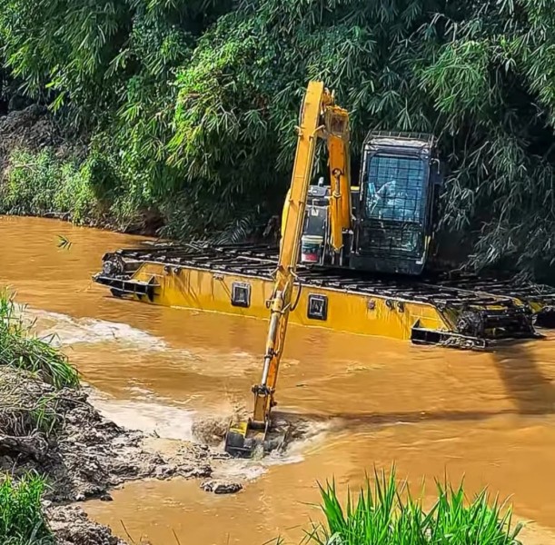 Pemko Pekanbaru Lanjutkan Normalisasi Sungai Sail