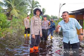 75 TPS di Kabupaten Rohil Terendam Banjir