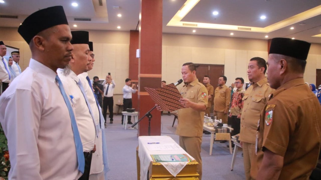 Walko Pekanbaru, Kukuhkan Ketua RT dan RW di Limapuluh