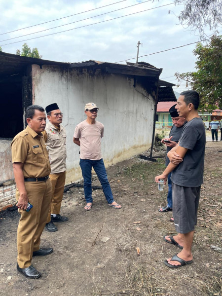 Dinsos Bakal Salurkan Bantuan Untuk Korban Kebakaran di Bukit Raya