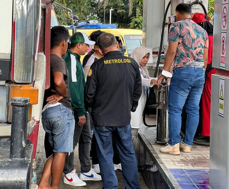 Pastikan Ketersediaan BBM Subsidi, Disperindag Pekanbaru Pantau SPBU