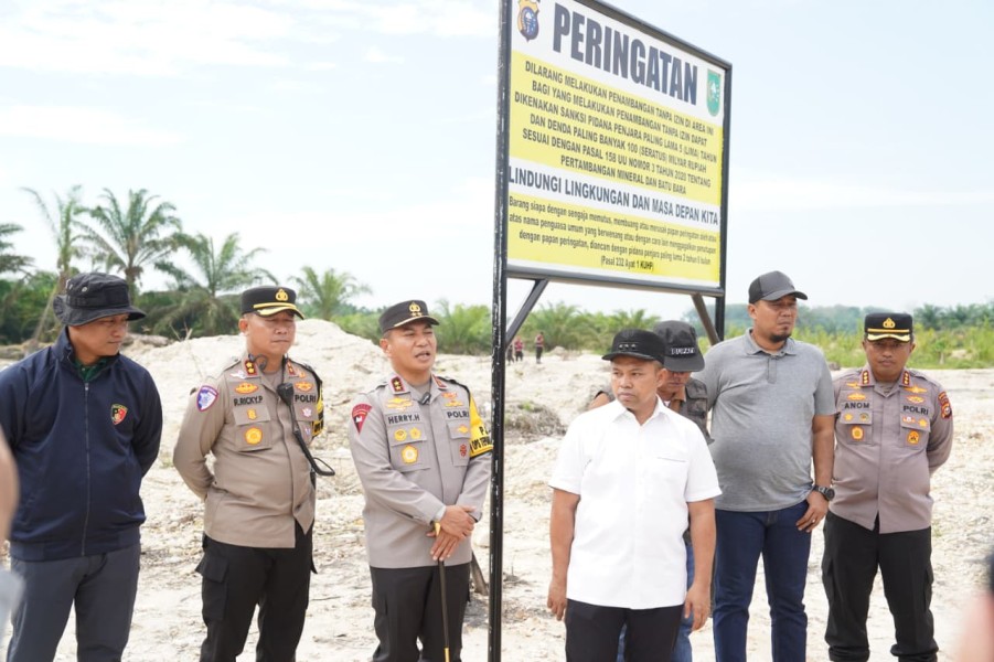 Gubernur Riau Sidak Tambang Emas Ilegal