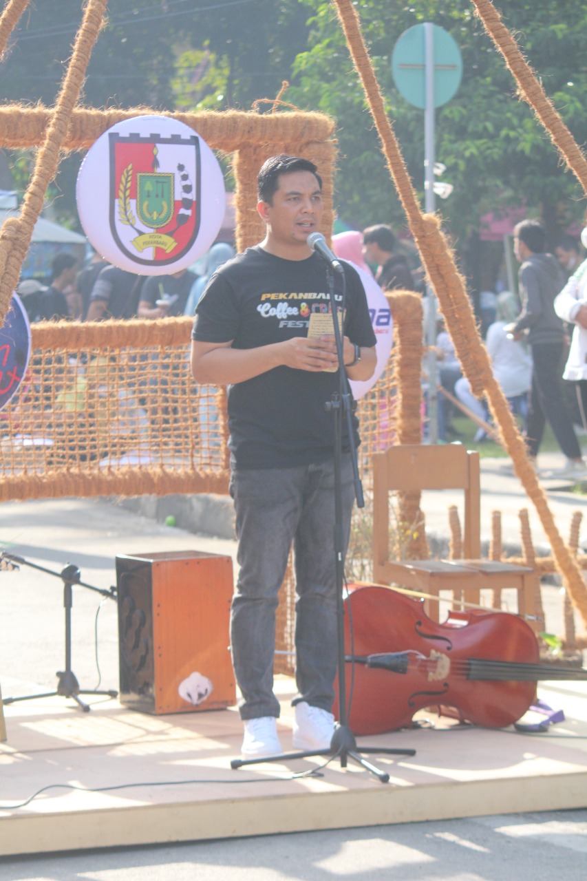 PJ Walikota Pekanbaru Buka Secara Resmi Festival Coffee & Craft Pekanbaru 2022