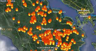 717 Titik Panas Terdeteksi di Sumatera, 28 Terpantau di Riau