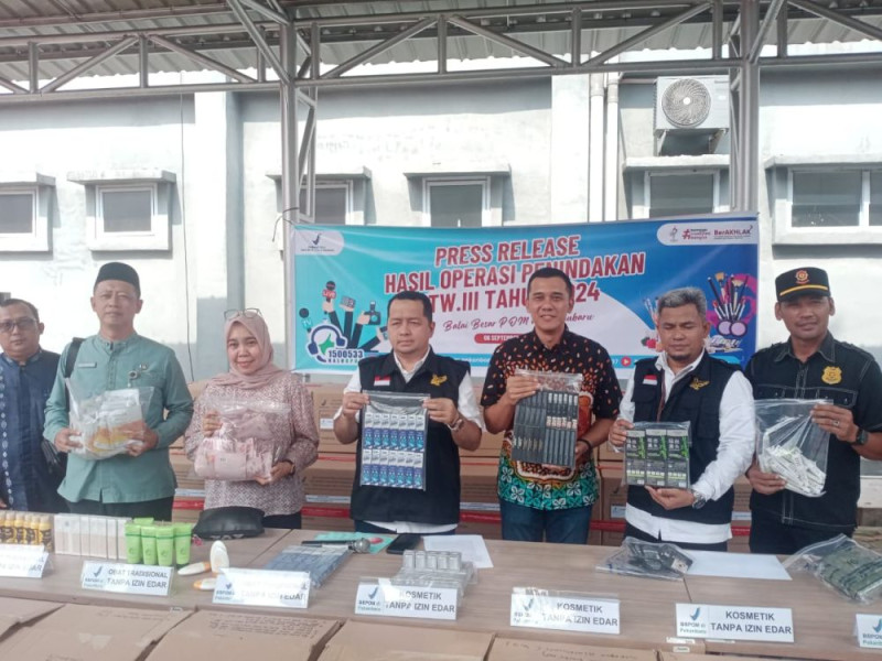 Kosmetik Ilegal Dijual Sejak Februari ke Wilayah Riau