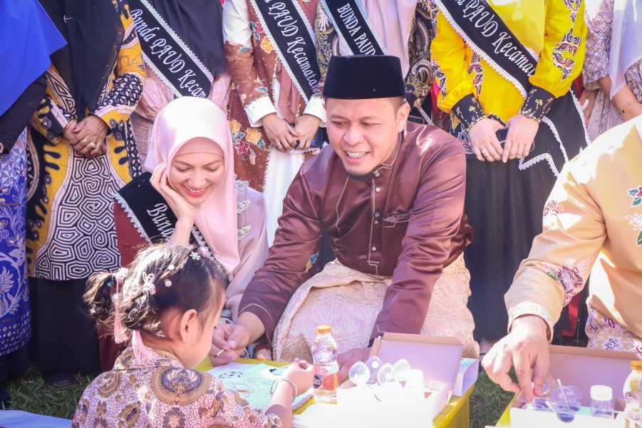 1200 Anak PAUD  Pekanbaru Ikuti Lomba Membatik
