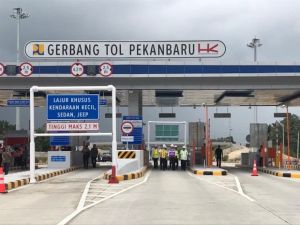 18 Maret Tarif Baru Jalan Tol Permai Riau Diberlakukan