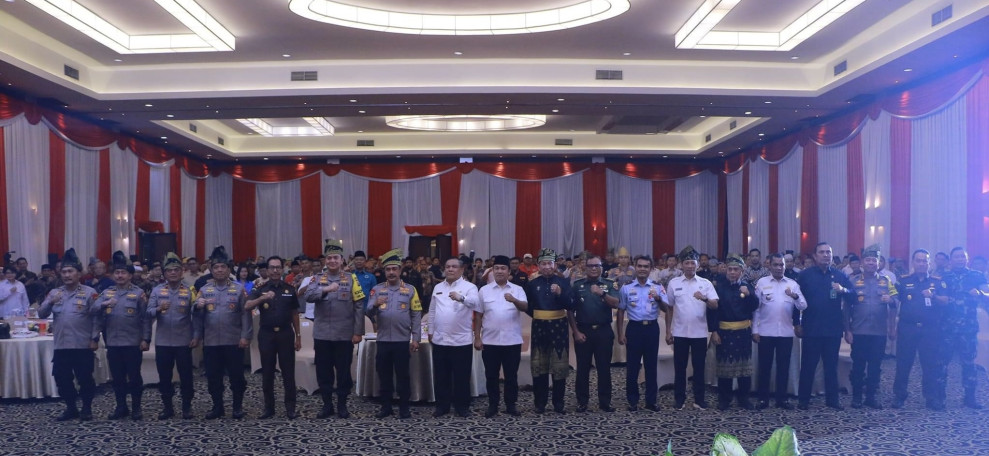 Pj Walikota Pekanbaru Hadiri Silaturahmi Kebangsaan Bersama Wakapolri