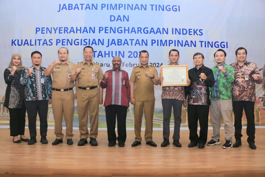Tidak Ada Konflik Saat Pengisian Jabatan,Pemko Pekanbaru Raih Penghargaan dari KASN