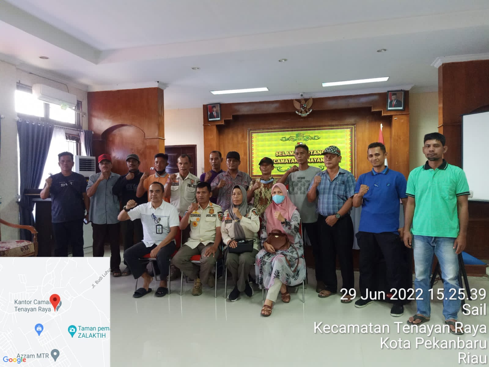 Satpol PP Sosialisasi Pemanfaatan Aplikasi SIM Linmas di Kulim