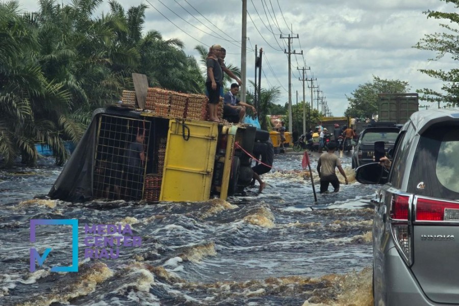 Banjir Pelalawan Semakin Parah