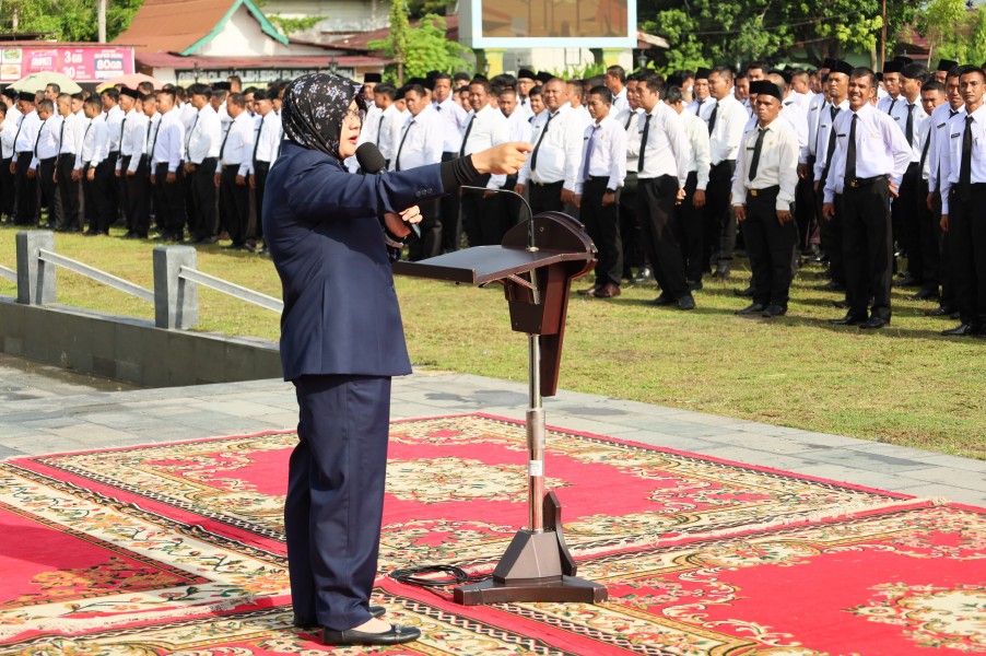 Lantik 3.054 Honorer Jadi ASN PPPK, Bupati Siak Tekankan Soal Displin