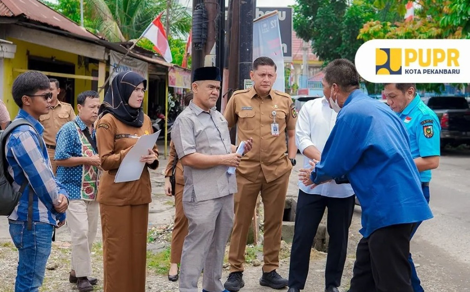 Kembali Rusak, Dinas PUPR Pekanbaru Pantau Perbaikan Jalan Bekas Galian IPAL