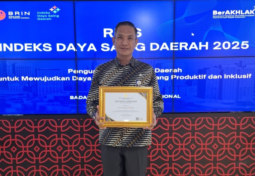 Lebih Tinggi Dari Rata-rata Nasional, Skor IDSD Pekanbaru Tahun 2025 Tembus 4,24