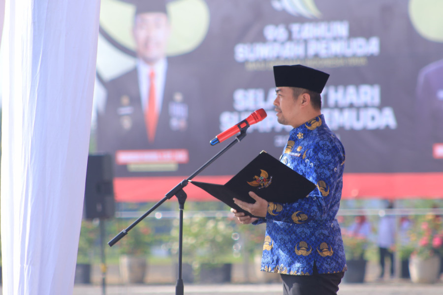 Pj Walikota Pekanbaru Pimpin Upacara Sumpah Pemuda