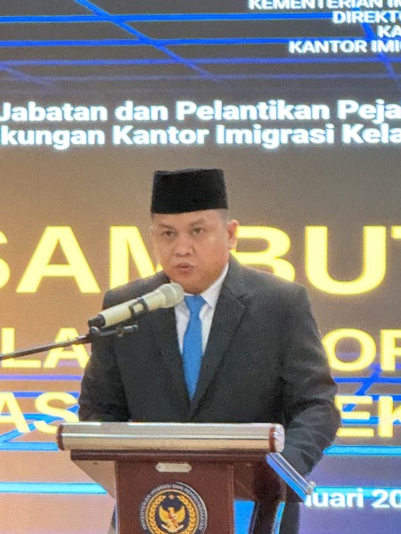 Kepala Imigrasi Pekanbaru Lantik Pejabat Baru di Lingkungan Kantor Imigrasi Kelas I TPI Pekanbaru