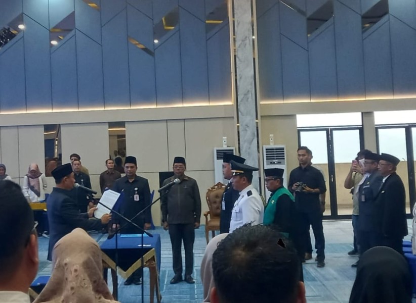 Lantik Pejabat Baru, Wawako Ingatkan Soal  Tanggung Jawab dan Amanah