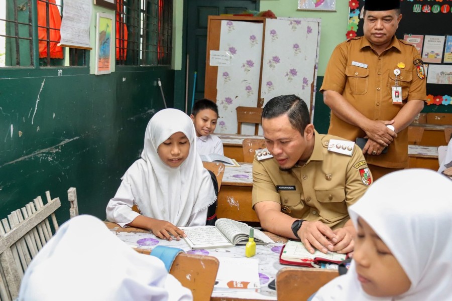 Cek Infrastruktur, Walikota Pekanbaru Sidak ke Sekolah