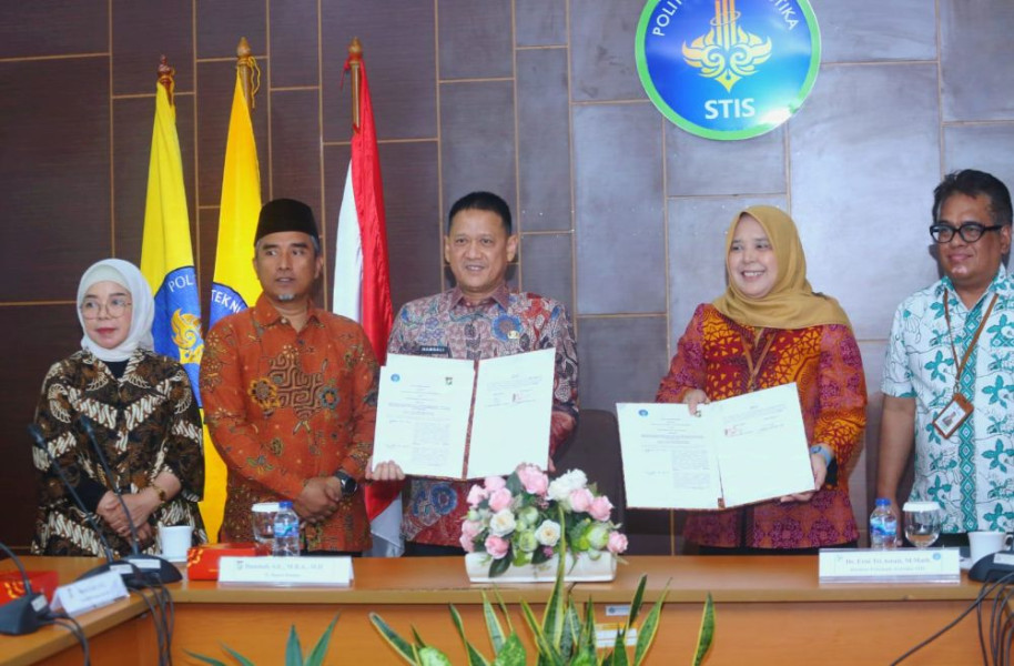 Dorong Peningkatan SDM Statistik, Pemkab Kampar Tandatangani MoU dengan STIS Jakarta