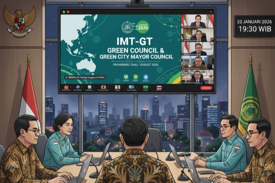 Riau Nyatakan Siap Jadi Tuan Rumah Pertemuan Green Council IMT-GT 2026