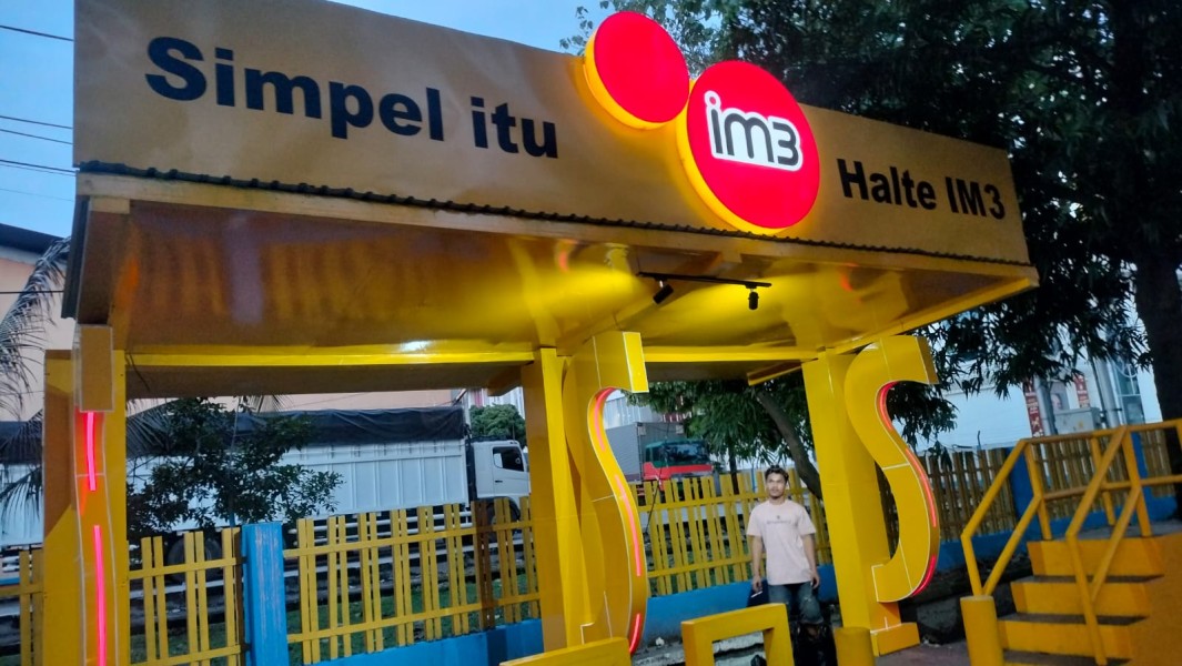 Gandeng Swasta,Renovasi Halte Bus TMP di Sudirman Pekanbaru Rampung