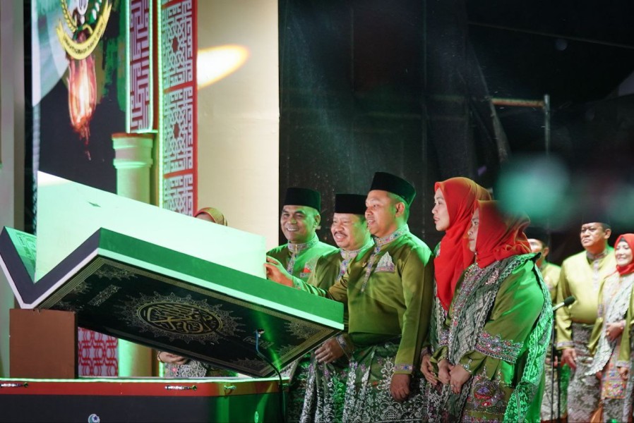 Gubri Abdul Wahid Resmi Buka MTQ ke-43 Riau di Bengkalis