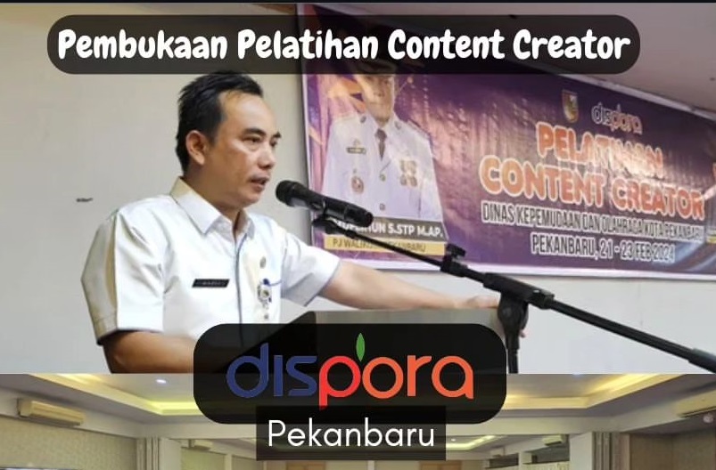 Dispora Pekanbaru Gelar Pelatihan Konten Kreator Diikuti 70 Peserta