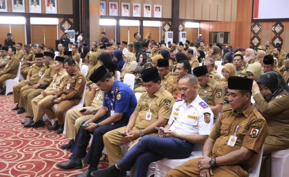 Pasca Lebaran,Kepala Dinas Perkim Ikuti Halal Bihalal Dengan Pj Wali Kota