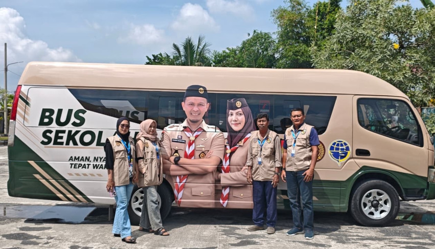 Hari Pertama Sekolah, Pemko Pekanbaru Resmi Operasikan Layanan Bus Sekolah Gratis