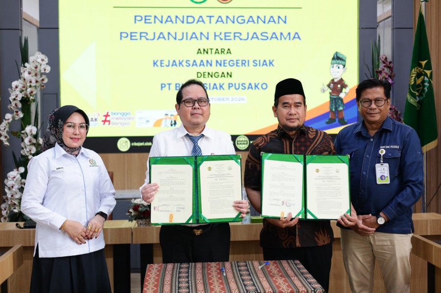 Perkuat Tata Kelola dan Kepastian Hukum, PT BSP Gandeng Kejari Siak
