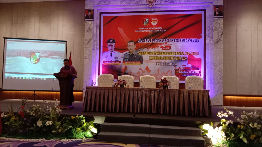 Tingkatkan Partisipasi Pemilih, Kesbangpol Pekanbaru Gencarkan Sosialisasi Pendidikan Politik